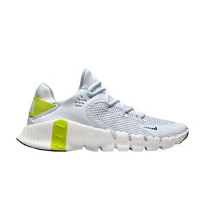 Nike Women's Free Metcon 4 Gym Shoes Grey Atomic Green White CZ0596-001 Size 10